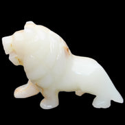 Afghan Jade hand-carved Lion 106*37*79mm 289g in sunlight - Rocks and Things Store
