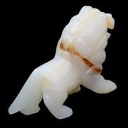 Afghan Jade hand-carved Lion 106*37*79mm 289g in sunlight - Rocks and Things Store
