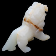 Afghan Jade hand-carved Lion 106*37*79mm 289g in sunlight - Rocks and Things Store