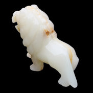 Afghan Jade hand-carved Lion 106*37*79mm 289g in sunlight - Rocks and Things Store