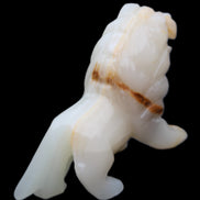 Afghan Jade hand-carved Lion 106*37*79mm 289g in sunlight - Rocks and Things Store
