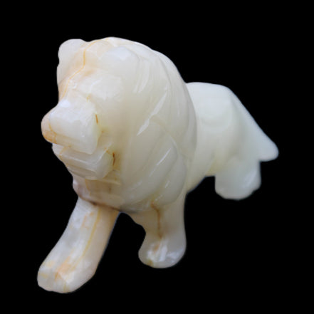 Afghan Jade hand-carved Lion 106*37*79mm 289g in sunlight - Rocks and Things Store