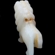 Afghan Jade hand-carved Lion 106*37*79mm 289g in sunlight - Rocks and Things Store