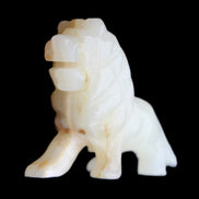 Afghan Jade hand-carved Lion 106*37*79mm 289g in sunlight - Rocks and Things Store