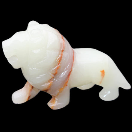 Afghan Jade hand-carved Lion 119*32*76mm 301g in sunlight - Rocks and Things Store