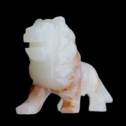 Afghan Jade hand-carved Lion 119*32*76mm 301g in sunlight - Rocks and Things Store