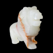 Afghan Jade hand-carved Lion 119*32*76mm 301g in sunlight - Rocks and Things Store