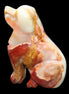 Afghan Jade hand-carved Dog 74*35*105mm 426g in sunlight - Rocks and Things Store