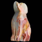 Afghan Jade hand-carved Dog 74*35*105mm 426g in sunlight - Rocks and Things Store