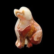 Afghan Jade hand-carved Dog 74*35*105mm 426g in sunlight - Rocks and Things Store
