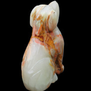 Afghan Jade hand-carved Dog 74*35*105mm 426g in sunlight - Rocks and Things Store