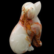 Afghan Jade hand-carved Dog 74*35*105mm 426g in sunlight - Rocks and Things Store