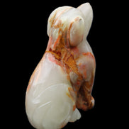 Afghan Jade hand-carved Dog 74*35*105mm 426g in sunlight - Rocks and Things Store