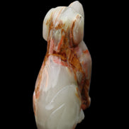 Afghan Jade hand-carved Dog 74*35*105mm 426g in sunlight - Rocks and Things Store
