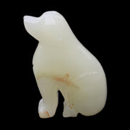 Afghan Jade hand-carved Dog 67*32*100mm 344g in sunlight - Rocks and Things Store