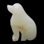Afghan Jade hand-carved Dog 67*32*100mm 344g in sunlight - Rocks and Things Store