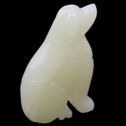 Afghan Jade hand-carved Dog 67*32*100mm 344g in sunlight - Rocks and Things Store