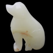 Afghan Jade hand-carved Dog 67*32*100mm 344g in sunlight - Rocks and Things Store