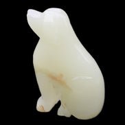 Afghan Jade hand-carved Dog 67*32*100mm 344g in sunlight - Rocks and Things Store