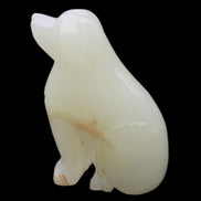 Afghan Jade hand-carved Dog 67*32*100mm 344g in sunlight - Rocks and Things Store