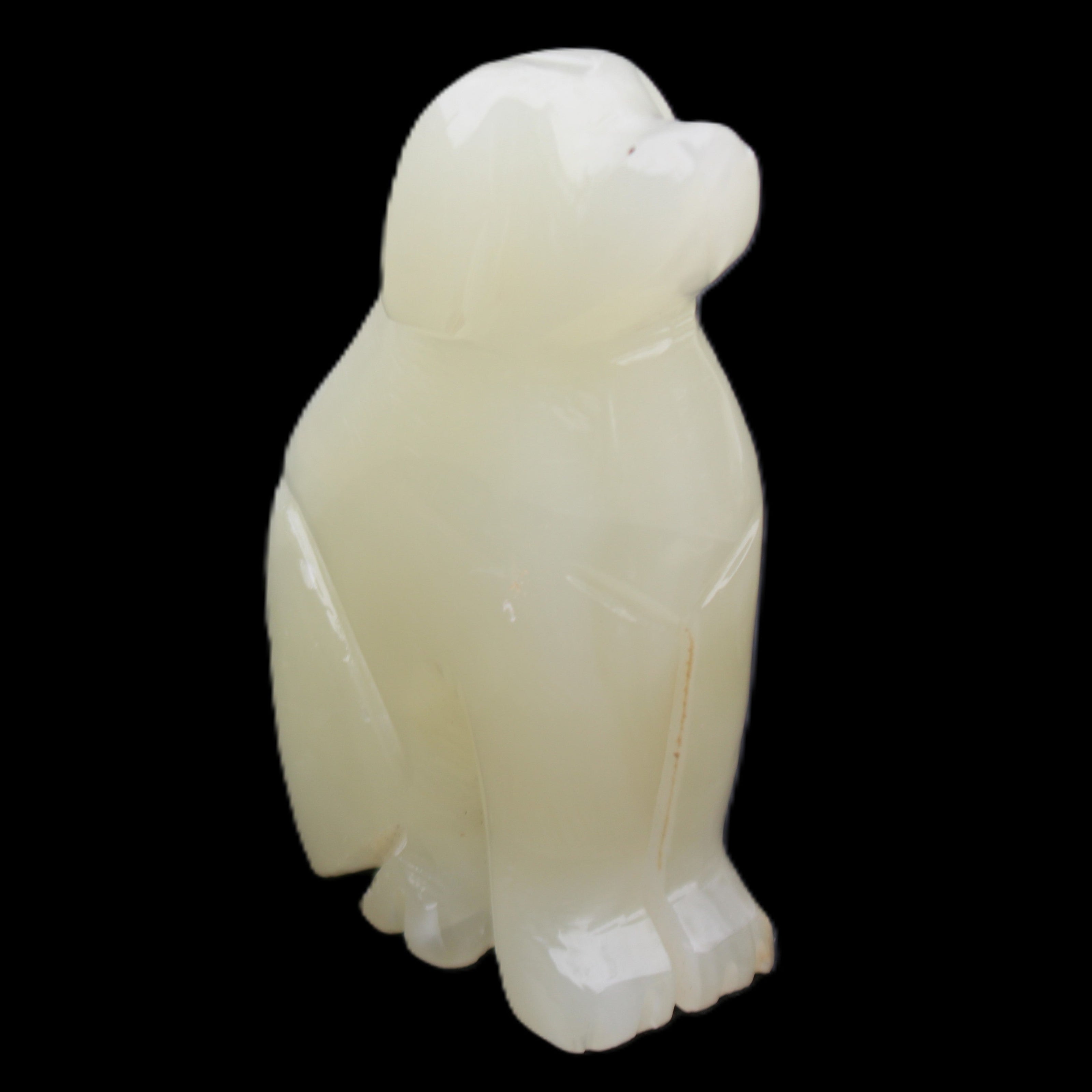 Afghan Jade hand-carved Dog 67*32*100mm 344g in sunlight - Rocks and Things Store