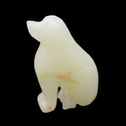 Afghan Jade hand-carved Dog 67*32*100mm 344g in sunlight - Rocks and Things Store