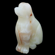 Afghan Jade hand-carved Dog 70*33*107mm 364g in sunlight - Rocks and Things Store