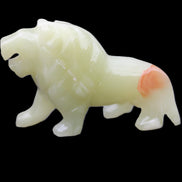 Afghan Jade hand-carved Lion 117*30*70mm 263g in sunlight - Rocks and Things Store