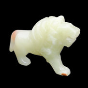 Afghan Jade hand-carved Lion 117*30*70mm 263g in sunlight - Rocks and Things Store