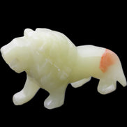 Afghan Jade hand-carved Lion 117*30*70mm 263g in sunlight - Rocks and Things Store