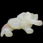 Afghan Jade hand-carved Lion 117*30*70mm 263g in sunlight - Rocks and Things Store
