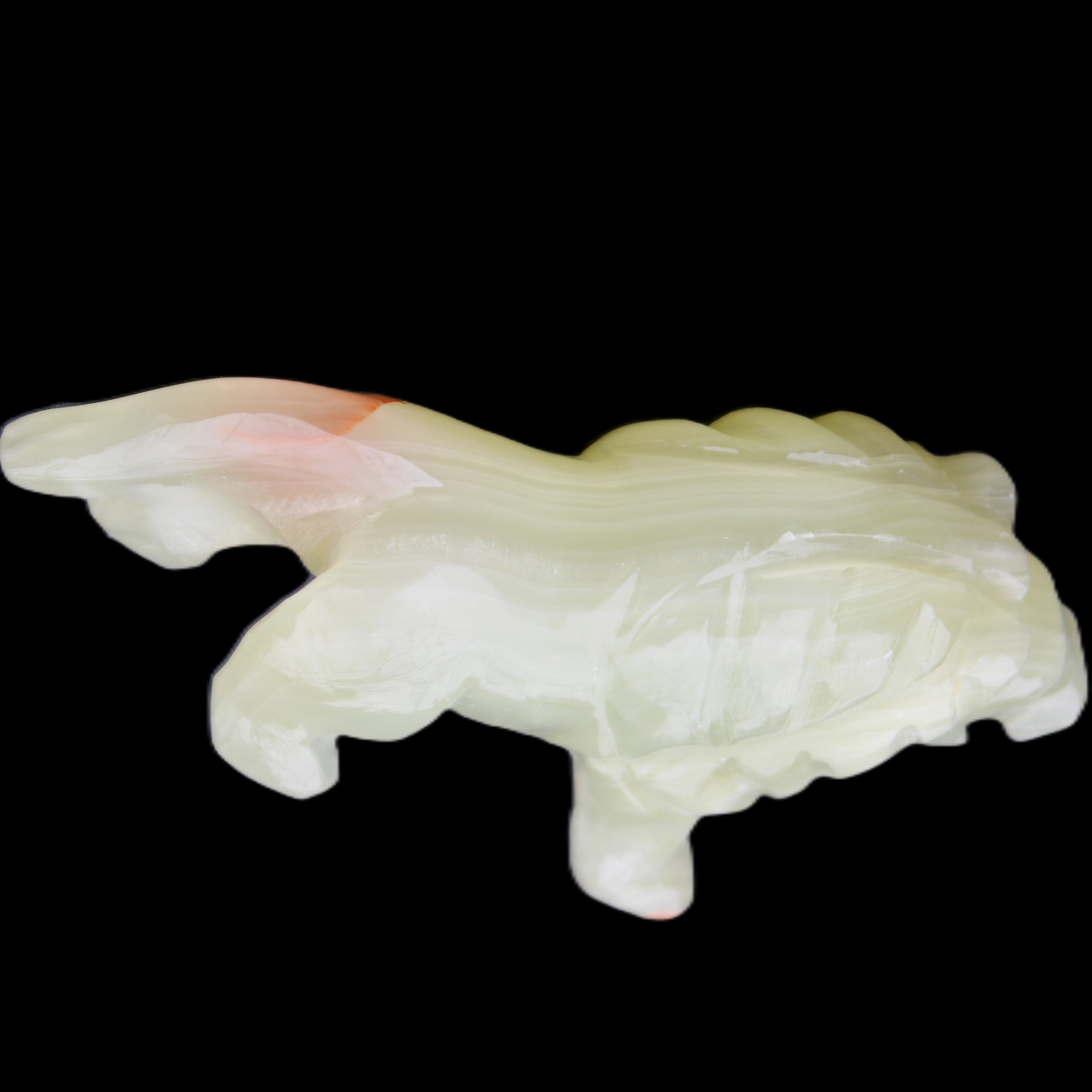 Afghan Jade hand-carved Lion 117*30*70mm 263g in sunlight - Rocks and Things Store