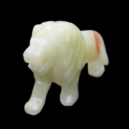 Afghan Jade hand-carved Lion 117*30*70mm 263g in sunlight - Rocks and Things Store
