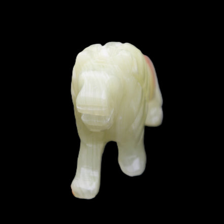 Afghan Jade hand-carved Lion 117*30*70mm 263g in sunlight - Rocks and Things Store