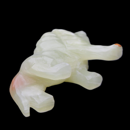 Afghan Jade hand-carved Lion 117*30*70mm 263g in sunlight - Rocks and Things Store