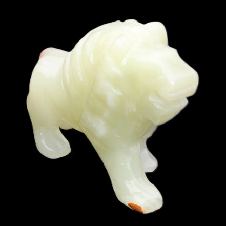 Afghan Jade hand-carved Lion 117*30*70mm 263g in sunlight - Rocks and Things Store