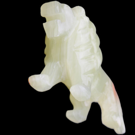 Afghan Jade hand-carved Lion 117*30*70mm 263g in sunlight - Rocks and Things Store