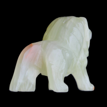 Afghan Jade hand-carved Lion 117*30*70mm 263g in sunlight - Rocks and Things Store