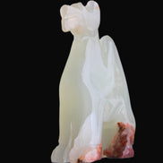 Afghan Jade hand-carved Camel 70*30*100mm 273g in sunlight - Rocks and Things Store