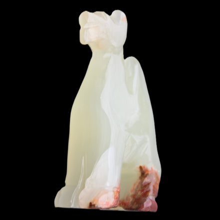Afghan Jade hand-carved Camel 70*30*100mm 273g in sunlight - Rocks and Things Store