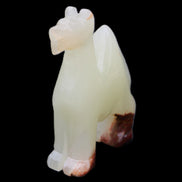 Afghan Jade hand-carved Camel 70*30*100mm 273g in sunlight - Rocks and Things Store