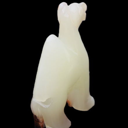Afghan Jade hand-carved Camel 70*30*100mm 273g in sunlight - Rocks and Things Store