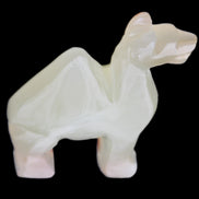 Afghan Jade hand-carved Camel 70*30*100mm 273g in sunlight - Rocks and Things Store
