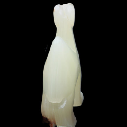 Afghan Jade hand-carved Camel 70*30*100mm 273g in sunlight - Rocks and Things Store
