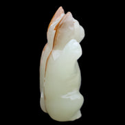 Afghan Jade hand-carved Cat 90*48*130mm 728g in sunlight - Rocks and Things Store