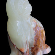 Afghan Jade hand-carved Cat 100*50*130mm 845g in sunlight - Rocks and Things Store