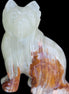 Afghan Jade hand-carved Cat 100*50*130mm 845g in sunlight - Rocks and Things Store