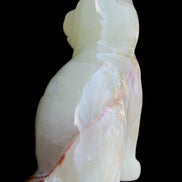 Afghan Jade hand-carved Cat 100*50*130mm 845g in sunlight - Rocks and Things Store