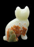 Afghan Jade hand-carved Cat 94*45*130mm 753g in sunlight - Rocks and Things Store