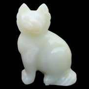 Afghan Jade hand-carved Cat 94*45*130mm 753g in sunlight - Rocks and Things Store